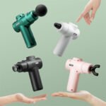 AUX Mini Fascia Gun High-frequency Vibration Muscle Relaxation Massage Gun Neck Membrane Gun Cervical Spine Massager Set Fascia Gun Fitness/Sports Equipment Gift Practical Men - Image 8