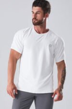 Quick Drying Round Neck Men's T-Shirt