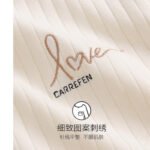 Nanjiren pajamas women's spring, autumn and winter solid color cotton ladies home service cardigan long-sleeved pajama pants trousers suit L - Image 5