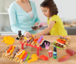 Children's play house barbecue toys bbq barbecue set kitchen barbecue kebab simulation food barbecue skewers incense - Image 4