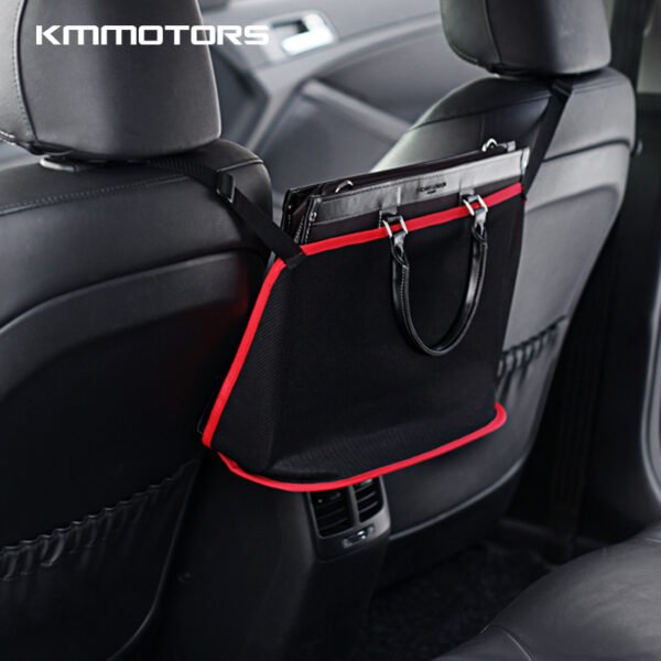Cross-border special for car supplies seat mesh pocket seat back storage bag car seat gap storage box rack