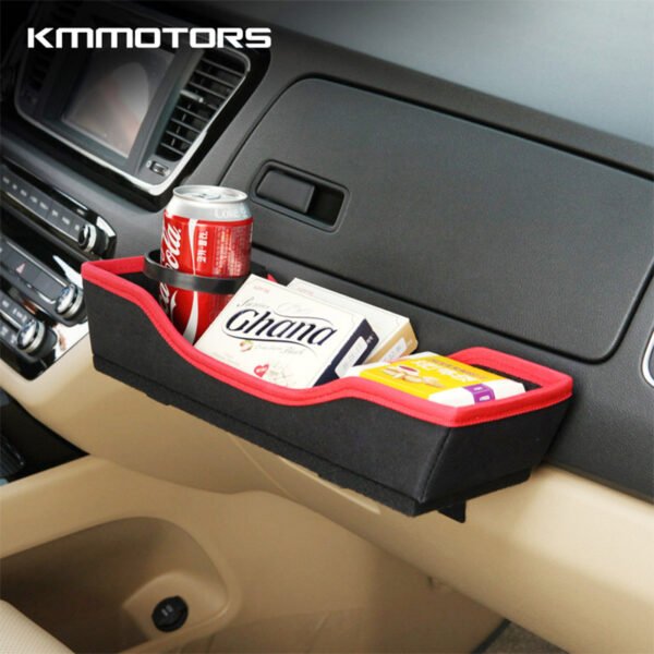 Cross-border car storage box creative tray car water cup drink holder co-pilot put snacks multi-functional storage rack