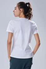 Women's Cool Cotton V-Neck Short Sleeve T-Shirt - Image 4