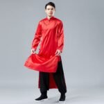 Improved Hanfu men‘s satin gown - Image 3