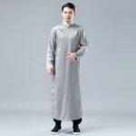 Improved Hanfu men‘s satin gown - Image 4