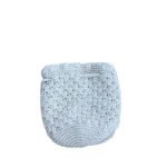 Japanese Xinsen women's retro small bag cotton and linen woven women's bag one-shoulder oblique span bucket bag tassel drawstring beach bag - Image 5