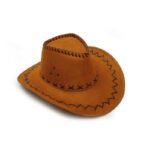 Western cowboy straw hat knight hat men and women summer sun hat casual goose skin cowboy hat wholesale