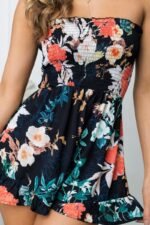 Summer hot style new sexy print women's off-the-shoulder jumpsuit - Image 6