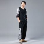 Improved Hanfu cotton and hemp printing suit - Image 2