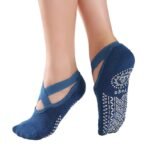 Wholesale Yoga Socks Invisible Strap Pure Cotton Dispensing Professional Non-Slip Towel Bottom Yoga Socks Floor Sports Socks Women - Image 2