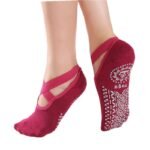 Wholesale Yoga Socks Invisible Strap Pure Cotton Dispensing Professional Non-Slip Towel Bottom Yoga Socks Floor Sports Socks Women - Image 4