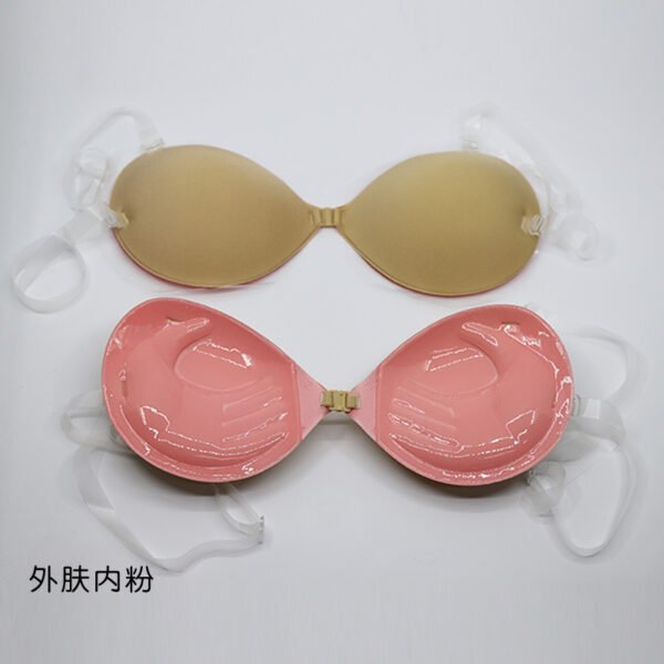 Adam's hand gathered bra seamless sexy thickened bra half cup invisible underwear adjustable small bra female