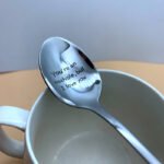 Cross-border special for stainless steel coffee spoon personality creative lettering couple Christmas gift spoon tableware ice spoon - Image 4