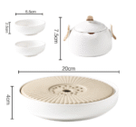 Simple Japanese tea set - Image 3