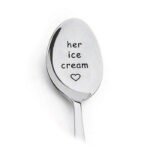 Cross-border special for stainless steel coffee spoon personality creative lettering couple Christmas gift spoon tableware ice spoon - Image 5