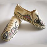 Hanfu accessories embroidered canvas shoes