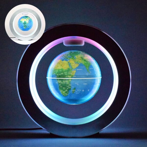 Magnetic levitation 4 inch globe luminous home decoration student stationery Halloween gift children's toy crafts