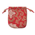 Spot Brocade Creative Personality Spice Bag Portable Text Play Makeup Mirror Jade Jewelry Packaging Bag Delivery - Image 5