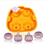 Silicone Ice Cube Press Ice Cube Mold Pumpkin Ice Cream Mold Chocolate Whiskey Ice Cube Ice Ball