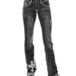 Spring cross-border sales independent station Europe and the United States AliExpress cross-embroidery slim slim women's denim trousers