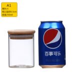 High borosilicate glass sealed jar straight glass bottle tea jar transparent seasoning box dried fruit food storage bottle sugar jar - Image 6