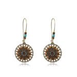 Cross-border niche ethnic style earrings female hollow alloy earrings European and American original jewelry wholesale factory direct sales - Image 6
