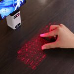 Projection virtual laser projector keyboard