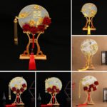 Hanfu Vintage Hand held Flower Fan