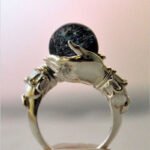 European and American style cross-border Amazon wish new creative retro transfer beads ring jewelry fashion personality ring - Image 2