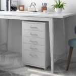 Guangzhou multi-drawer cabinet drawer-type iron filing cabinet storage cabinet under the table small cabinet low cabinet A4 office locker - Image 3