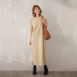 Japanese Lotte 2023 autumn and winter new fashion temperament loose slim dress female - Image 6