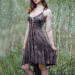 2019 AliExpress wish Amazon eBay new eyelet strap sexy backless camisole dress - Image 3