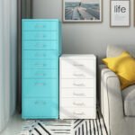 Guangzhou multi-drawer cabinet drawer-type iron filing cabinet storage cabinet under the table small cabinet low cabinet A4 office locker