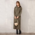 Japanese Lotte 2023 autumn and winter new fashion temperament loose slim dress female - Image 8