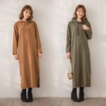Japanese Lotte 2023 autumn and winter new fashion temperament loose slim dress female - Image 2