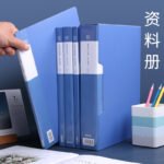 Deli 5003ES Transparent Insert 30-page information book insert folder Transparent A4 office document book file storage - Image 2