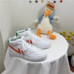 High-top small white shoes women's leather face Korean version all-match canvas shoes lace-up breathable Japanese style basic trend women's shoes on behalf of - Image 4