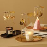 Tray rotating candlestick