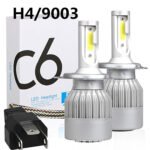 Cross-border car led headlight C6 headlight h4 headlight 9005 9006 H11 H7 headlight - Image 2