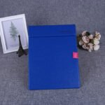 Leather contract book signing folder A4 file folder manager folder can be customized LOGO storage magnetic business gifts