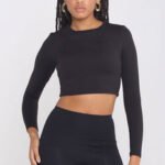Second Skin Cropped Long Sleeves