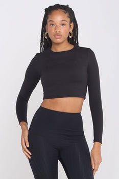 Second Skin Cropped Long Sleeves
