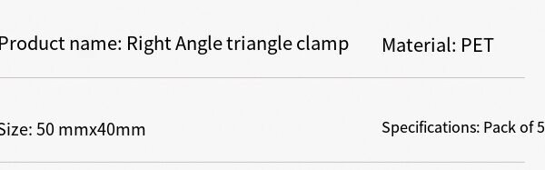 Three-year second-class triangle clip corner folder transparent data clip paper clip student junior high school test paper storage and sorting artifact book clip case office supplies bill clip long tail clip