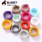 Cross-border European and American ins seamless baby soft nylon elastic hair rope thin hair ring fashion baby headband hair accessories