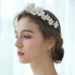 G4147 Bridal Headwear Wedding Jewelry Crown Hair Accessories Handmade Wreath Headband Wedding Wedding Dress Accessories - Image 4