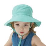 Children's hats in spring and summer Europe and the United States new sun hats men and women baby breathable basin hat beach hat fisherman hat - Image 2