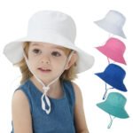 Children's hats in spring and summer Europe and the United States new sun hats men and women baby breathable basin hat beach hat fisherman hat