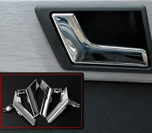 Suitable for Mercedes-Benz W204 C-class door inner handle C200 GLK-class door electroplating buckle hand door handle