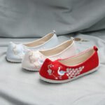 Women's high-heeled shoes with Hanfu