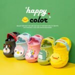 Happy Mary hole shoes summer boys and girls baby children's slippers cute soft bottom bag with Baotou beach sandals